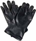 Hand & Arm Protection TOP SELLERS CHEMICAL RESISTANT Gloves North Butyl Unsupported Butyl Gloves Highest permeation resistance to gas and water vapor for greater worker protection, especially when