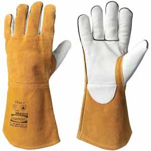 3.1 Welding Work/Welder s Gloves A-grade cow grain leather, fully lined. Made for lasting durability and comfort. Top-quality product. Sewn with strong, heat-resistant Kevlar thread.