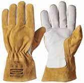113: Goatskin work gloves.