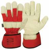 gloves. 101: Pigskin work gloves.