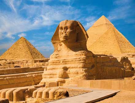 Cairo Feluccas on the Nile Great Sphinx, Giza emple of Philae HE IINERARY ay 1 London Heathrow to Cairo, Egypt. Fly by scheduled flight to Cairo. Upon arrival transfer to the SS Misr and embark.