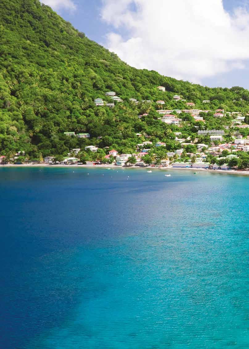 LIFESTYLE Carribean Get away from it all as you cruise the Windward Islands to the south, including St. Lucia, St.