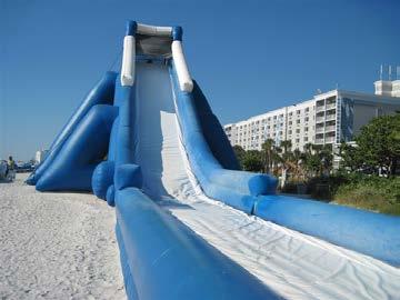I will look to be sure no people or things are on the slide before I