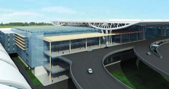 These expansion projects will increase the passenger handling capacity from 45