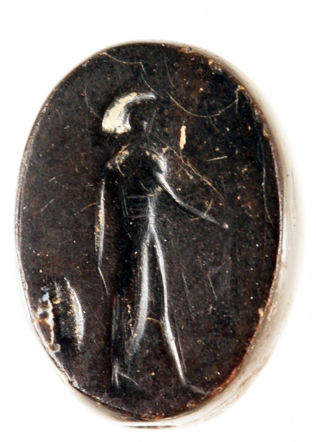 Figure 12, a seal in jasper stone,