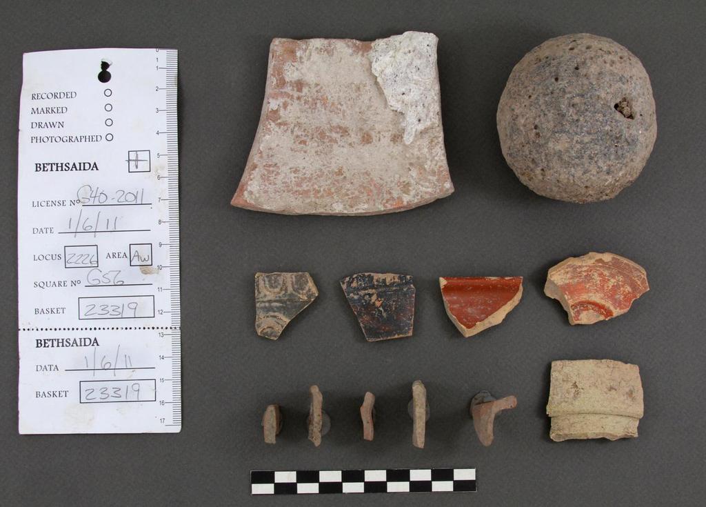 Figure 31, Pottery and finds from L.