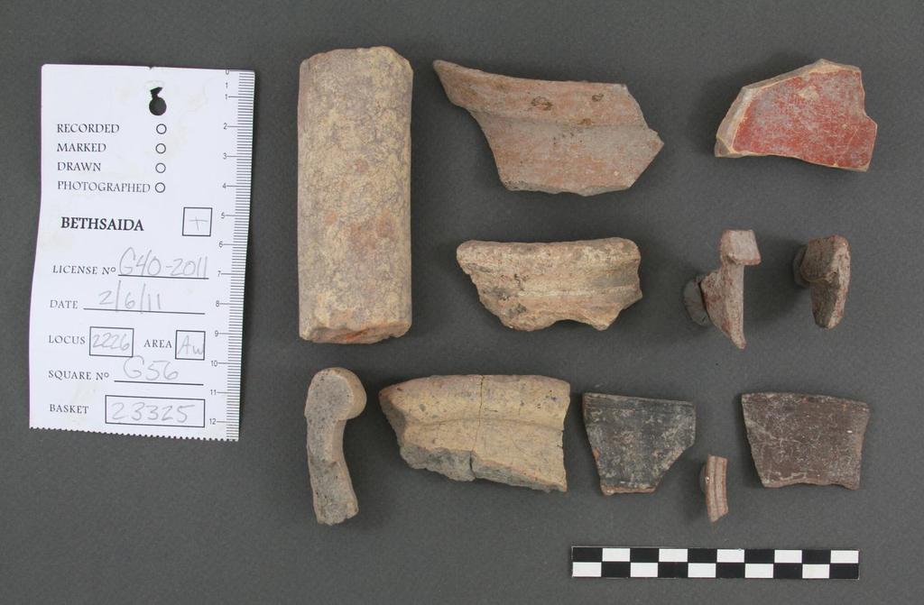 Figure 32, Pottery from locus 2226, notice the Rhodian