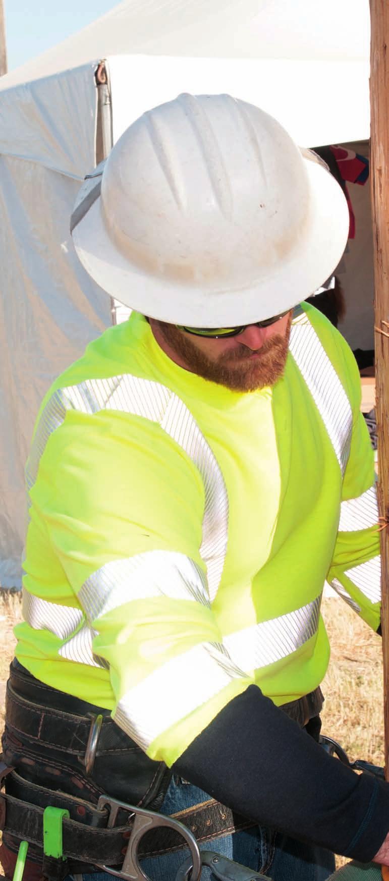 HI-VIS DRI PRO HI-VIS SHIRT / MENS Available Spring 2018 Inherently fire and arc-resistant NEW Tri-fiber fabric that delivers superior, always permanent moisture management 3M segmented silver
