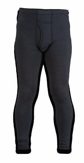 MID LAYER POWER GRID BOTTOMS Inherently fire and arc resistant baselayer Moisture wicking, jersey microfiber face for easy layering Lofted, grid