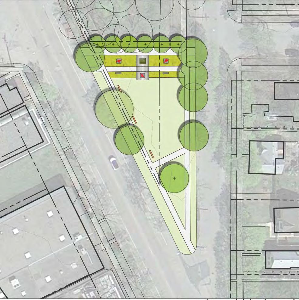 CONNECTIONS BETWEEN PARKS should focus on: The City of Minneapolis bicycle and pedestrian route being implemented on Minnehaha Avenue A community-desired trail connection along 22nd Street, which