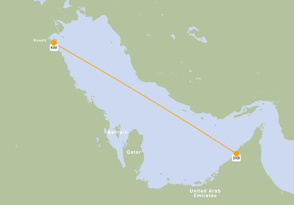 9 DXB KWI Dubai Kuwait 5, on route 4 Seats 3,683,274 Passengers carried 2,766,929 Passenger load factor 75% KWI DXB 5% 3% 1% 24% 38% Airbus A38 Airbus A35 Airbus Industrie A33 29% Airbus Industrie