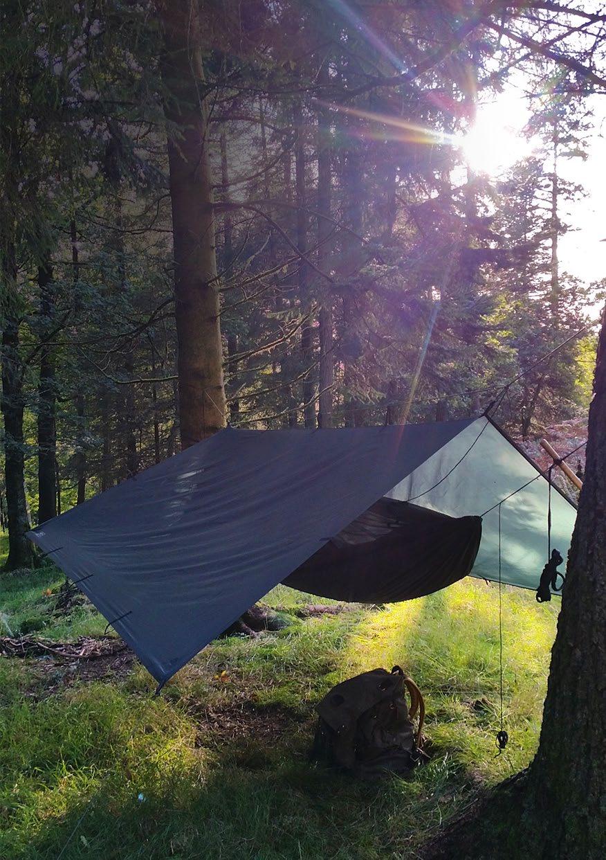 Photo - Danny Reid I set my hammock and tarp up in a location I knew would give me good shelter in case the Lake District