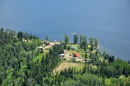 Fishermen and campers can also stock up on supplies at their grocery store before heading out. The next closest boat launch is located 5.6 miles (9 km) from the Francois Lake ferry.