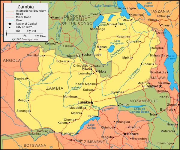 Market Brief on Zambia December 2015 Location Facts and Figures Total Population 15.