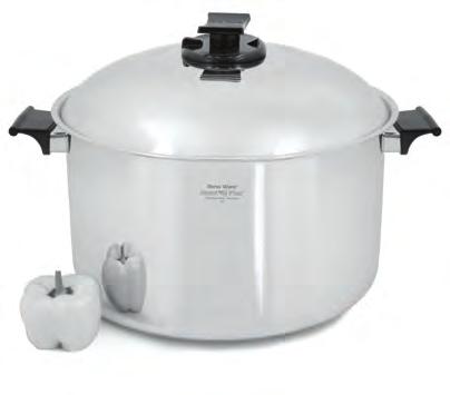 5 cm (6 1/4 ) height Super Deluxe Cooker (16 L) Ideal for cooking extra large quantities Use as a cover on the Gran Cacerola or Max Cooker to make a Dutch oven Cooker 16 L (16
