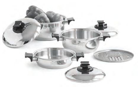 Chef II Set (7 pcs.) The Chef II Set pieces combine to make useful cooking combinations. It s like having 19 different utensils. 7 piece set includes: 1.
