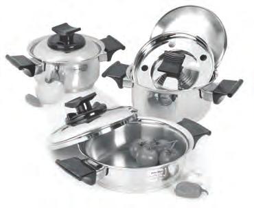 Mini Chef Pieces COOKWARE Our best utensils for smaller dishes like vegetables and sauces, and when combined, have the utility of 15 different utensils.