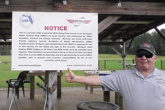 Members and visitors to the field will notice a new sign has been placed at the pavilion.
