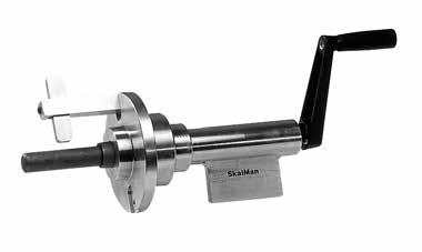 9020-00 SKALMAN A manual skiving machine for use in a vice. Skalman is suitable for the small workshop and is very easy to handle. It is used together with our skiving tools 9022 EST.
