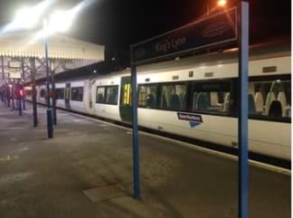 Modern air-conditioned trains take over King s Lynn route as Great Northern services are doubled at Ely In May we began to replace all the trains between King's Lynn and Cambridge with modern,