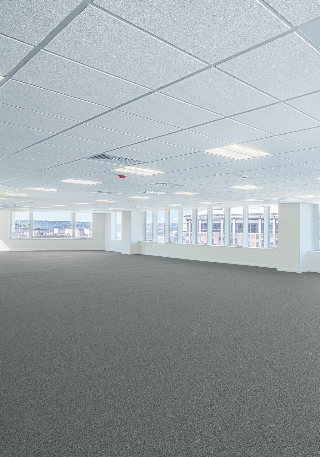 THE STANDARD FLOOR PLATE WITHIN ONECROYDON IS 7,583 SQ FT, WHICH CAN BE SPLIT