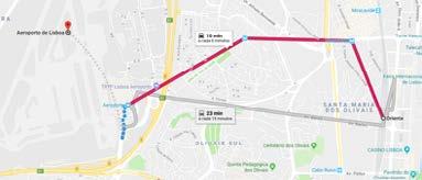 3. Train 3.1. Airport Gare do Oriente 3.1.1. By Bus Once you are at the airport you can make the trip to Gare do Oriente by Bus.