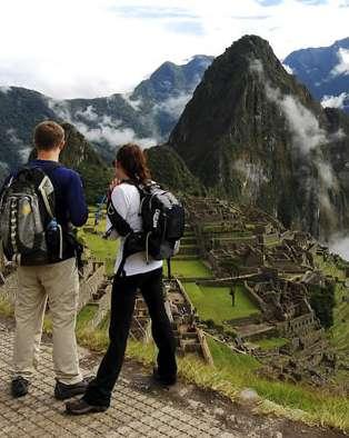 We get ready to start to go up to Machu Picchu, this will be one
