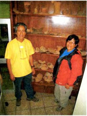 At the end of the volunteer expedition, the trip leader provided a briefings to Antropologo Fernando Astete (Director of Santuario de Machu Picchu for INC, Arqueologa Piedad Champi (Principal