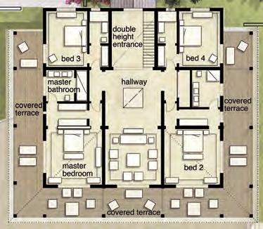 8m x 5.15m 19.57 Bed 4 en suite 1.8m x 3.0m 5.40 Bedroom 3 3.8m x 5.15m 19.57 Bed 3 en suite 1.8m x 3.0m 5.40 1st Floor Lounge 5.15m x 5.15m 26.52 Bedroom 2 5.15m x 7.0m 36.05 Bed 2 en suite 2.6m x 3.