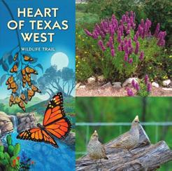 texaspecostrail.com Be sure to pick up or go to tpwd.texas.gov for a Texas Parks & Wildlife Heart of Texas West Map, which includes Crockett County, Ozona and 103 attractions, wildlife sites and trails.
