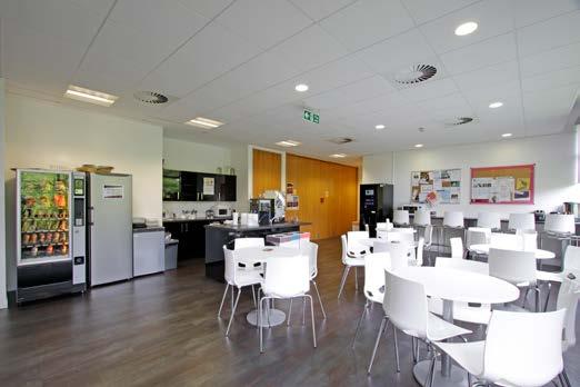 and a suite of meeting and conferencing rooms along with a significant cafe