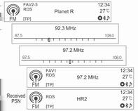 118 Infotainment sistem Pretraživanje radio stanice