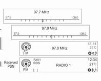 povezivanje DAB-FM), ukoliko je signal DAB usluge slab, Infotainment sistem automatski prima povezanu komponentu usluge (pogledajte