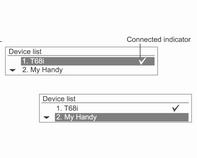146 Infotainment sistem Povezivanje/brisanje/odvajanje Bluetooth uređaja Pritisnite dugme CONFIG i upotrebite dugme MENU sa komandnim dugmetom TUNE kako biste prešli na Settings (Podešavanja)