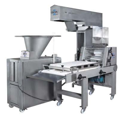 Lines Multiple Bread Line Capacity: 500-1000 pieces/h A compact bread line developed especially for small and in-store bakeries. Suitable for bun, bread and baguette production.