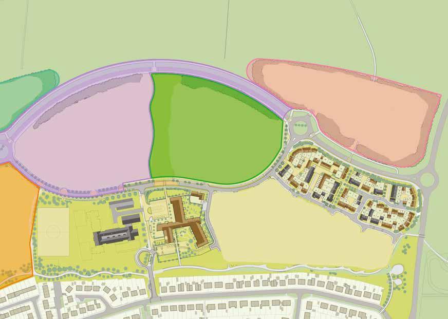 The Middle Deepdale Master Plan Map detail at January