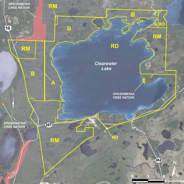 Clearwater Lake LAND USE CATEGORIES BACKCOUNTRY (B) Size: 12,085 ha or 20 per cent of the park.