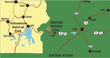 The proximity of Absaroka Mountain Lodge to Yellowstone National Park ensures an steady flow of tourist traffic past the lodge during the summer months.