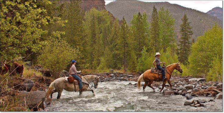 Horseback riding, hiking, spectacular scenery, abundant wildlife, fishing pristine streams, or just relaxing.