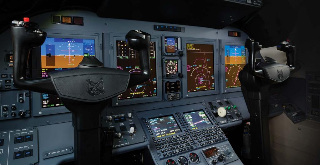 WORLD S MOST TRUSTED FLIGHT DECK Simpler controls powered by Rockwell Collins Pro Line 21 avionics, make the Citation XLS+ smarter than ever.