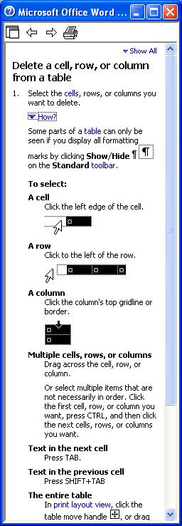 Isprobati kako se označavaju dijelovi tablice: ćelija, više ćelija, red,