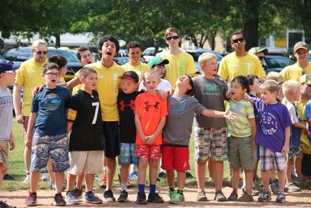 If they aren t in your camp group, you ll probably see them during Opening Ceremonies, at Lunch, swim time, at the Beach or Pool, Camper Connections and even other activities where there may be a few