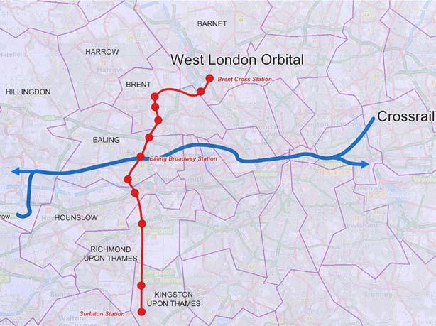 Business chiefs will back west London Tube line - Railnews article,