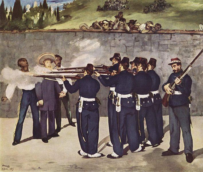 1867 Execution of Maximilian cerro de las campanas, Querétaro