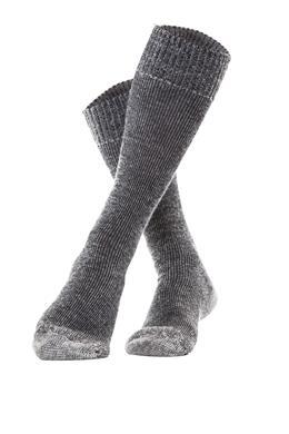 density terry pad in heel and toe for added comfort and wear ROBUCK RICHWOOL SOCK Style: 20440W Richwool Cushioned