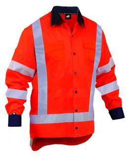 TWZ INDUSTRIAL LONGSLEEVE DAY SHIRT Style: 20635W 2 n 1 shirt - Roll-up sleeves with tie back Two Chest Pockets with flaps Ultimate UPF 50+ UV protection rating Cotton mesh ventilation and venting