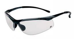 SIDEWINDER BOLLE SAFETY SPECS Style: 40756W High gloss, dark gun metal dual material frame Superior comfort rubber nose pads and temple tips Dual lens, half frame design providing brilliant eye