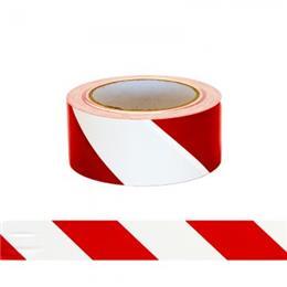 reflective tape TNZ compliant ADHESIVE HAZARD TAPE Style: 40013W Hazard/warning tape 6mm pressure sensitive PVC adhesive tape that is striped red/white