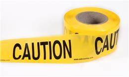 91x 50mtrs YELLOW CAUTION TAPE 250M X 75MM Style: 40145W Yellow CAUTION tape Manufactured for durability