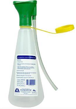 EYE WASH BOTTLE Style: 40406W Essential item for first aid and medical cabinets.